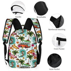 Surfing Safari Backpack, Lunch Bag & Pencil Case Set