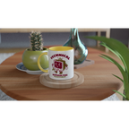 Personalised - Retro TV, Technical Difficulties - White 11oz Ceramic Mug with Colour Inside Personalised 11oz Mug customise Globally Fulfilled personalise Retro Tech