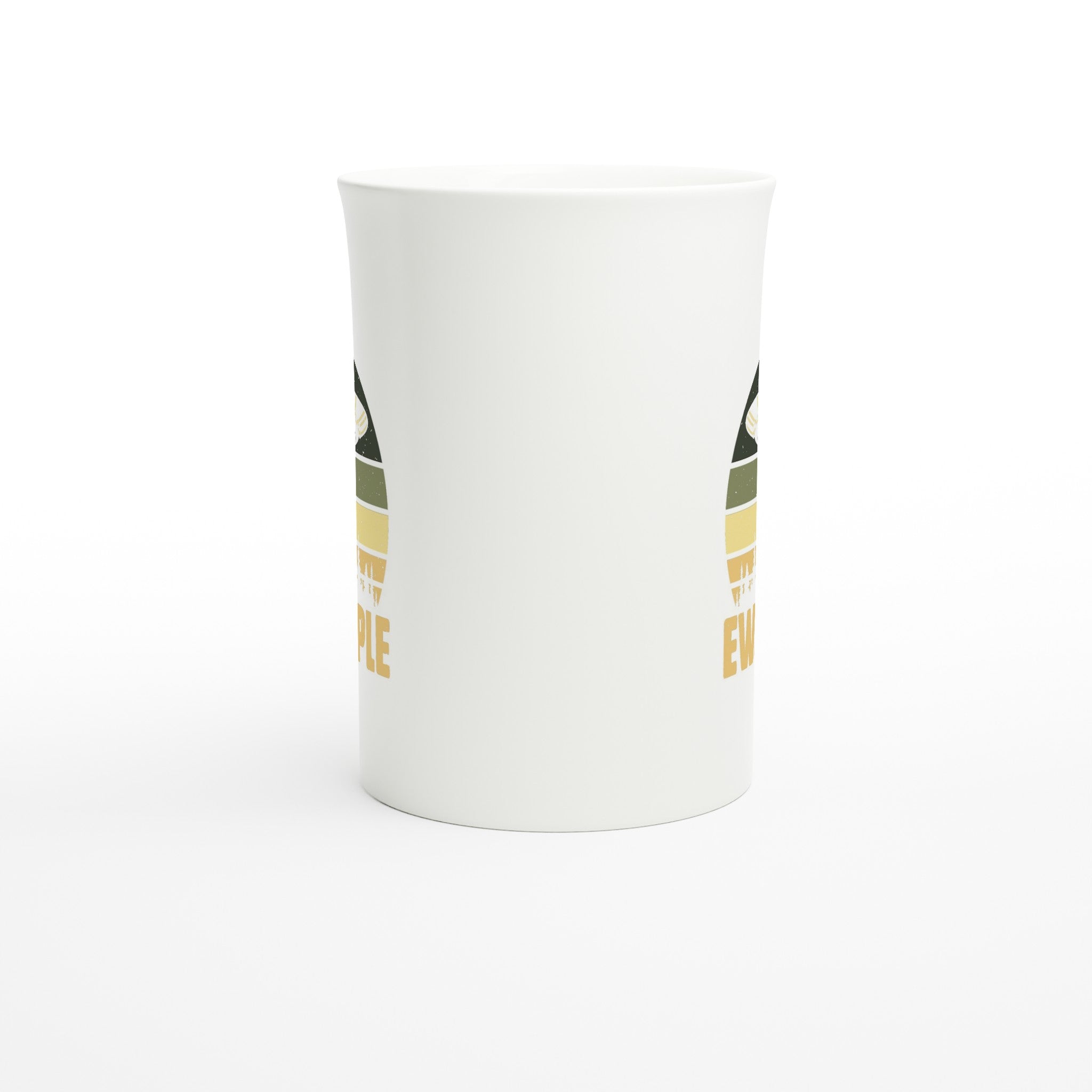 Alien Ew, People - White 10oz Porcelain Slim Mug Porcelain Mug Globally Fulfilled Sci Fi