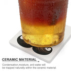 Dad Bod On Point - Ceramic Coasters (Square) Ceramic Coasters Dad Printed Offshore