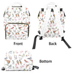 Birds Of A Feather Multi-Function Backpack, Nappy / Diaper Bag Multi-function Backpack, Nappy / Diaper Bag animal Birds Printed Offshore