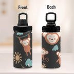Monkey Swing - Kids Water Bottle with Chug Lid (12 oz)
