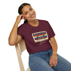 Turning 50, Best Of 1976, Cassette Tape Unisex Softstyle T-Shirt Unisex Adult T-shirt Australian Printer Birthday Music Retro