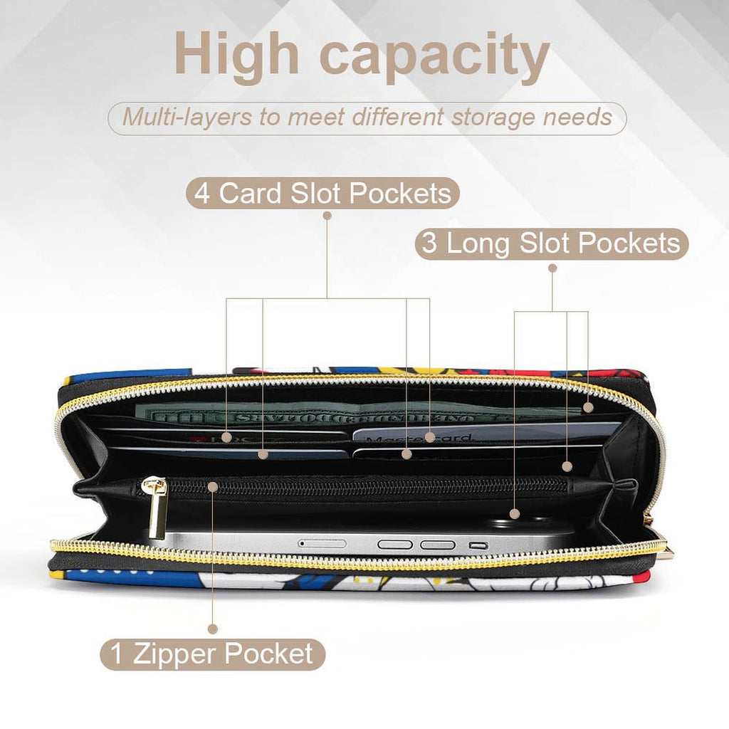 Blue Comic Book -  PU Leather Wallet