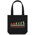 Trumpet Player Evolution Canvas Tote Bag Default Title Tote Bag Music Printed In Australia