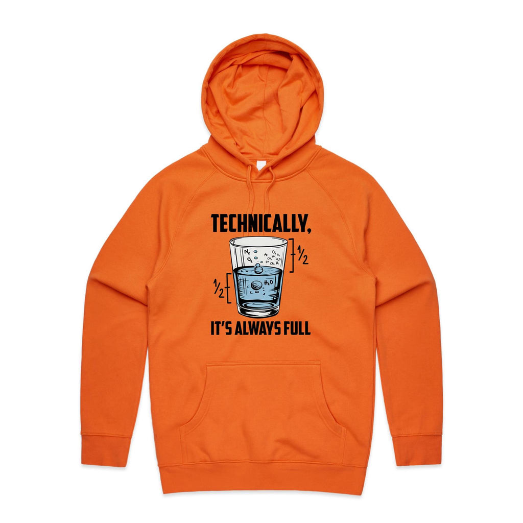 Glass Half Full Men's AS Colour Hoodie