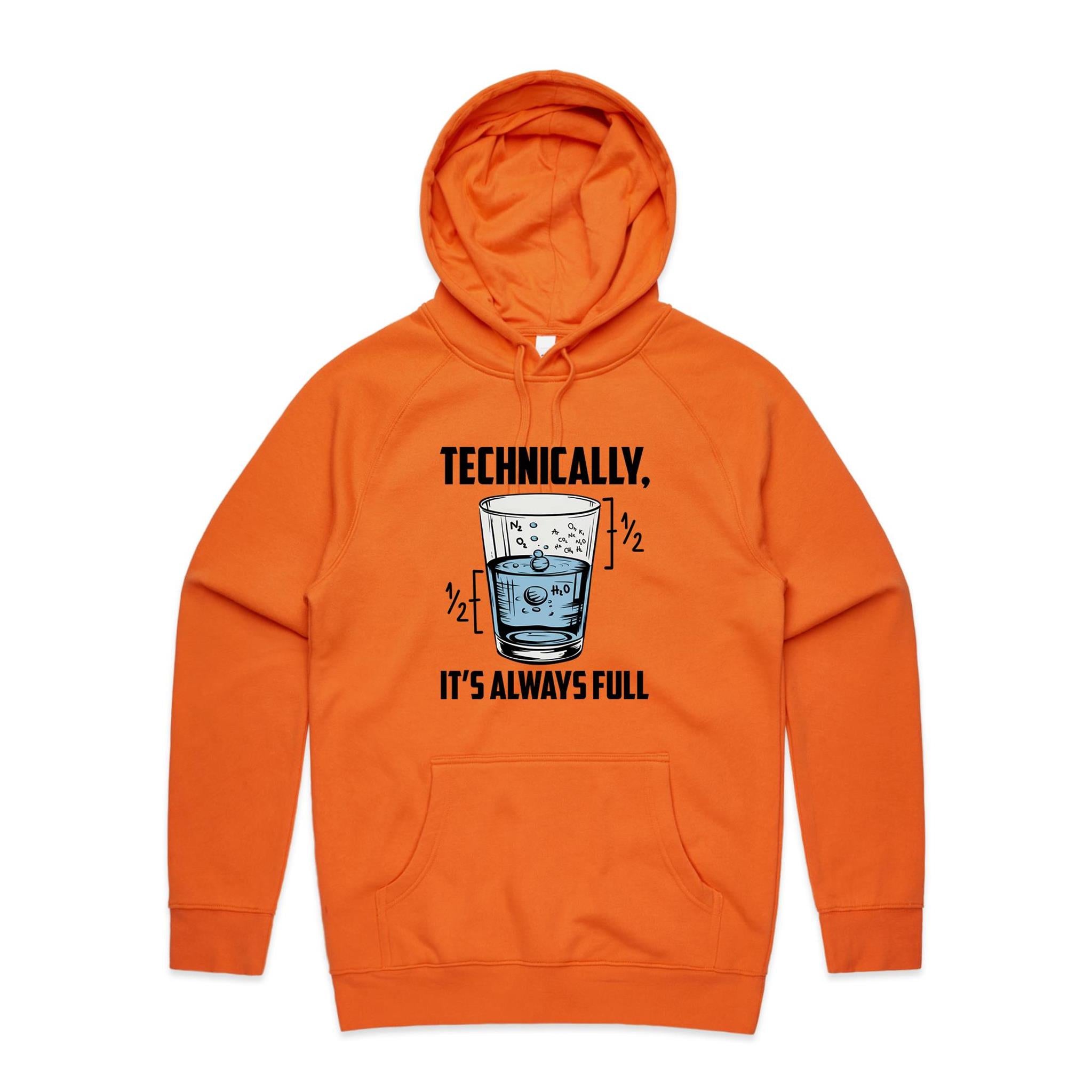 Glass Half Full Men's AS Colour Hoodie