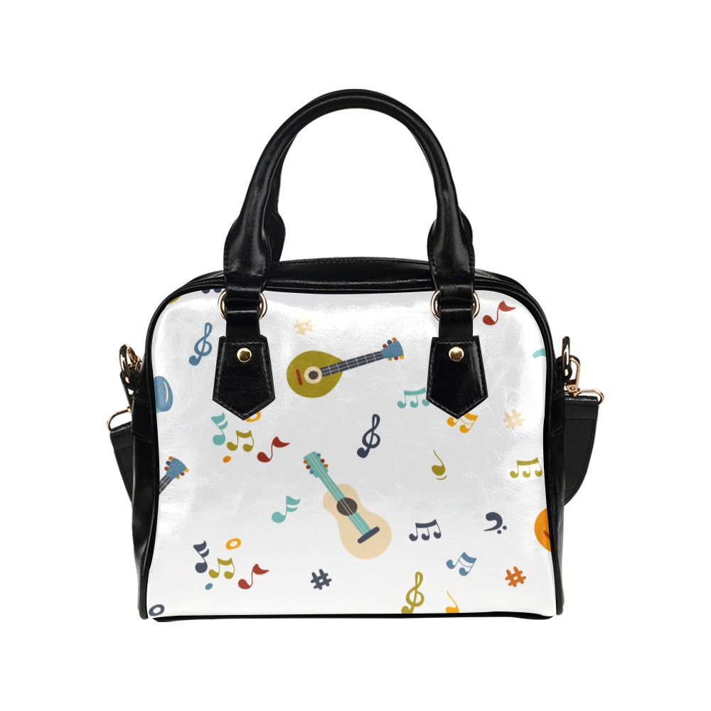 Guitar Music - Shoulder Handbag (Model 1634) Shoulder Handbags (1634)