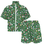 Science Love Women's Windbreaker Short Set Women's Windbreaker Short Set Printed Offshore Science