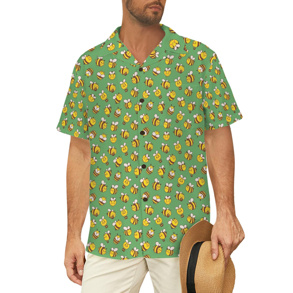 Busy Bees Men's Hawaiian Shirt