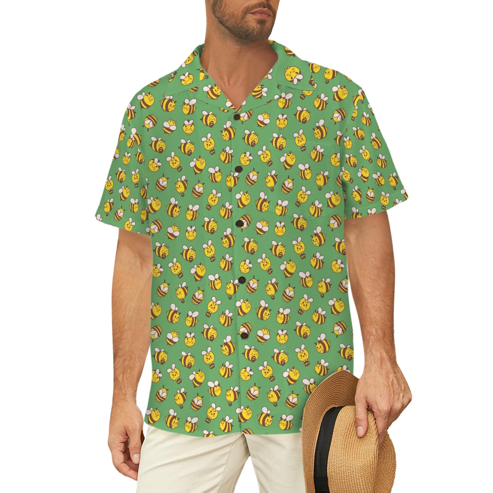 Busy Bees Men's Hawaiian Shirt