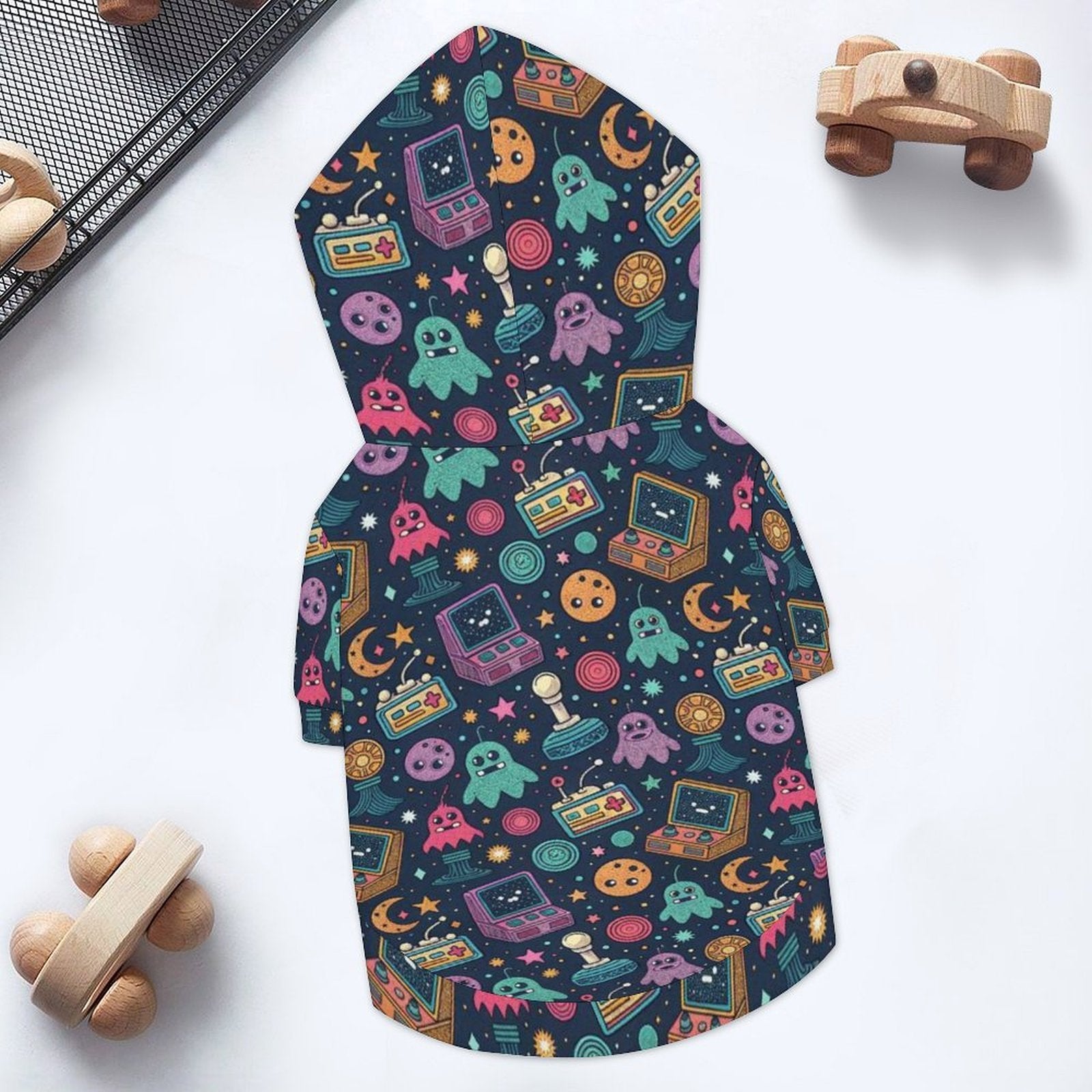 Space Arcade Pet Hoodie (Small Size)