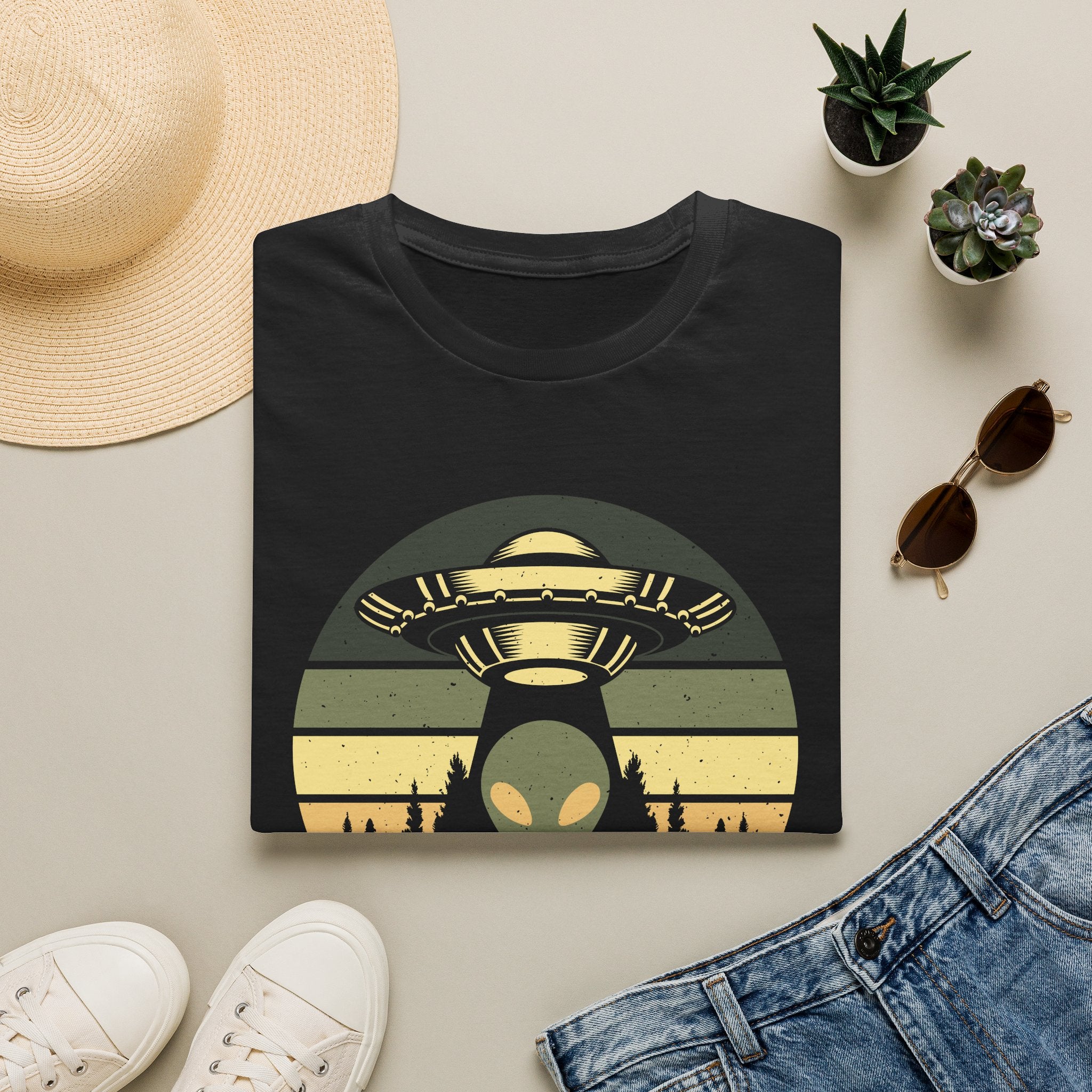 Ew People Alien UFO Unisex T-Shirt