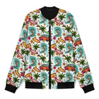 Surfing Safari Men's Casual Zip‑Up Bomber Jacket