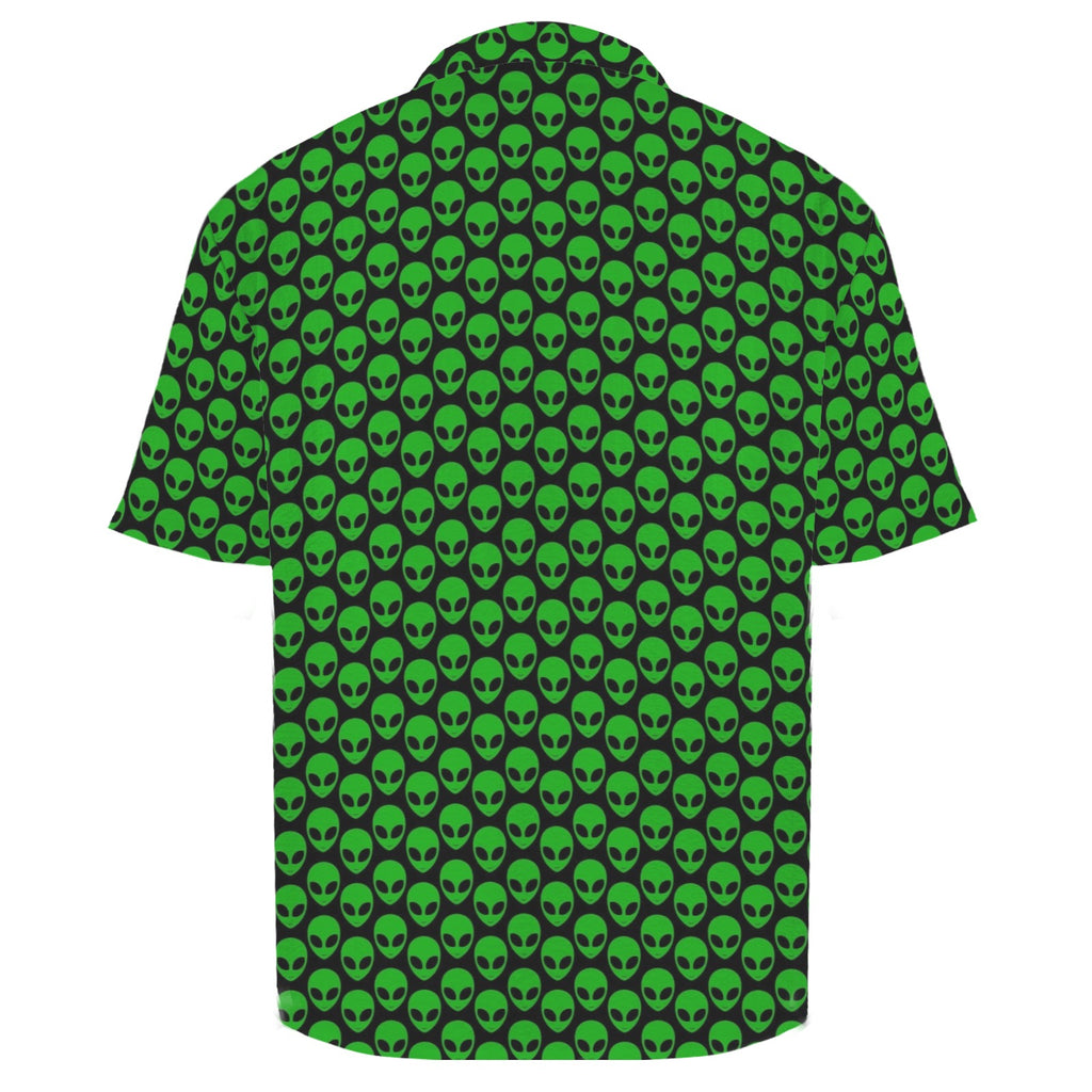 Aliens Men's Crinkle Hawaiian Shirt