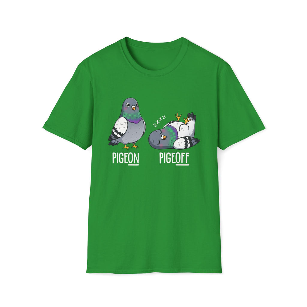 Pigeon vs Pigeoff Unisex T-Shirt Unisex Adult T-shirt Birds Globally Fulfilled