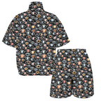 Eyes On Black Women's Windbreaker Short Set Women's Windbreaker Short Set Printed Offshore