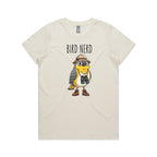 Bird Nerd 2 Women's AS Colour T-shirt Natural Womens T-shirt animal Birds Printed In Australia