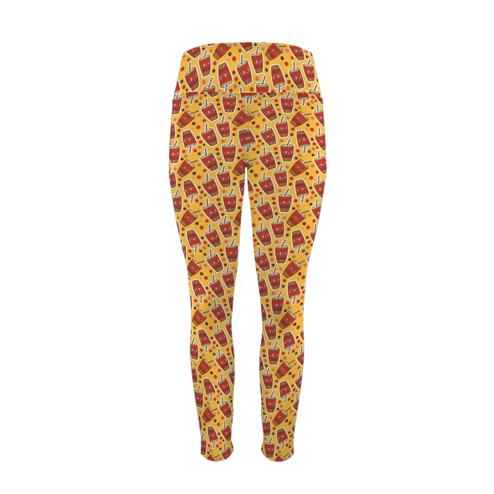 Cola - Women's High Waist Pockets Yoga Leggings