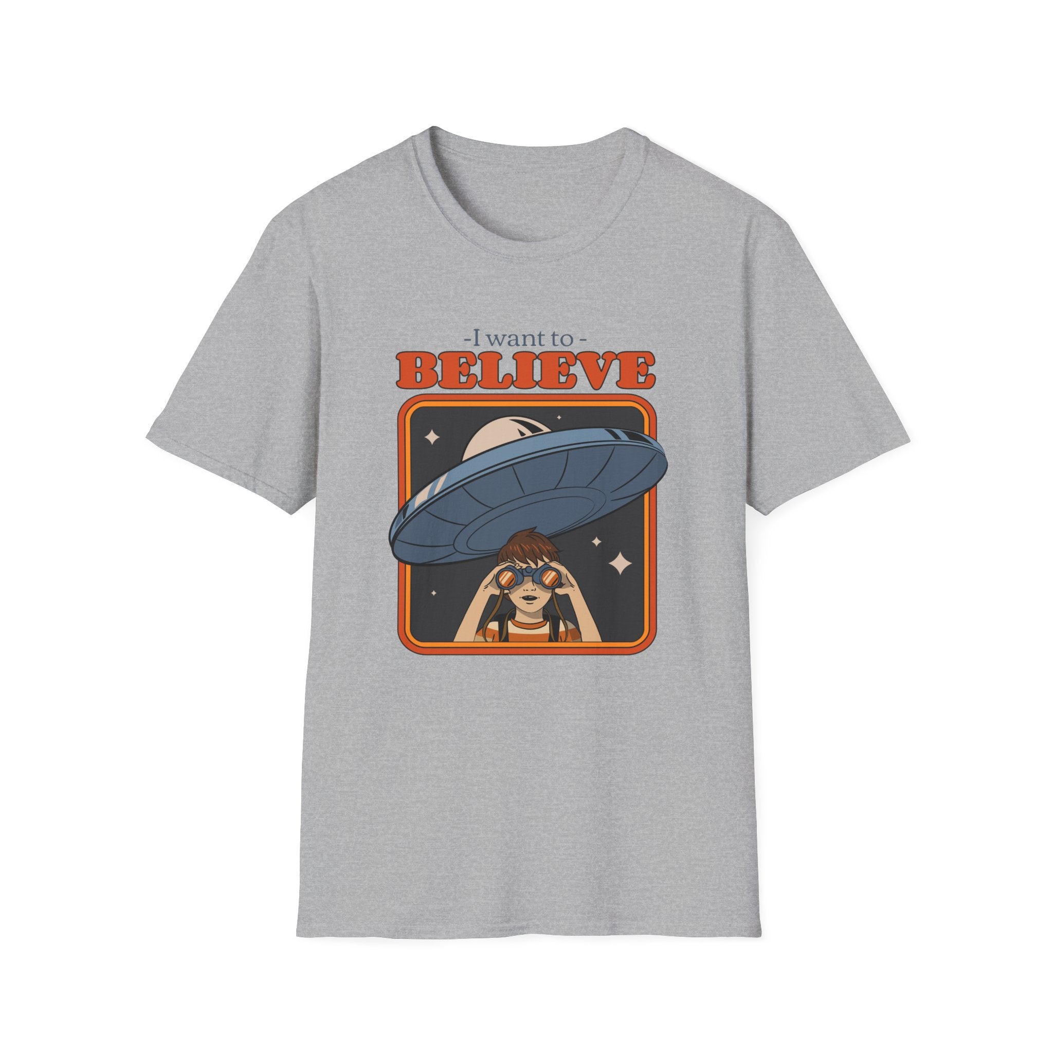 I Want To Believe, UFO - Unisex Softstyle T-Shirt