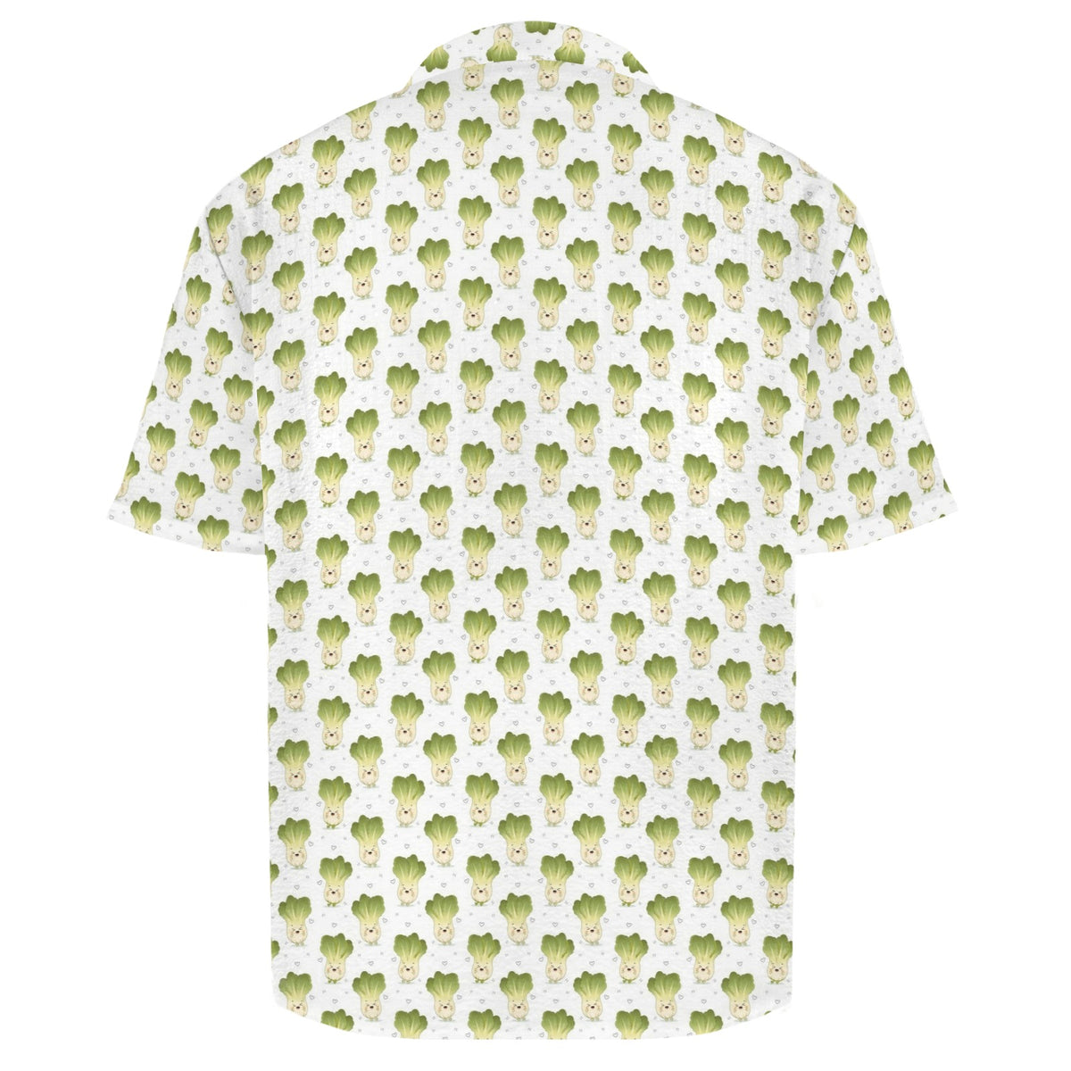 Happy Bok Choy Men's Crinkle Hawaiian Shirt