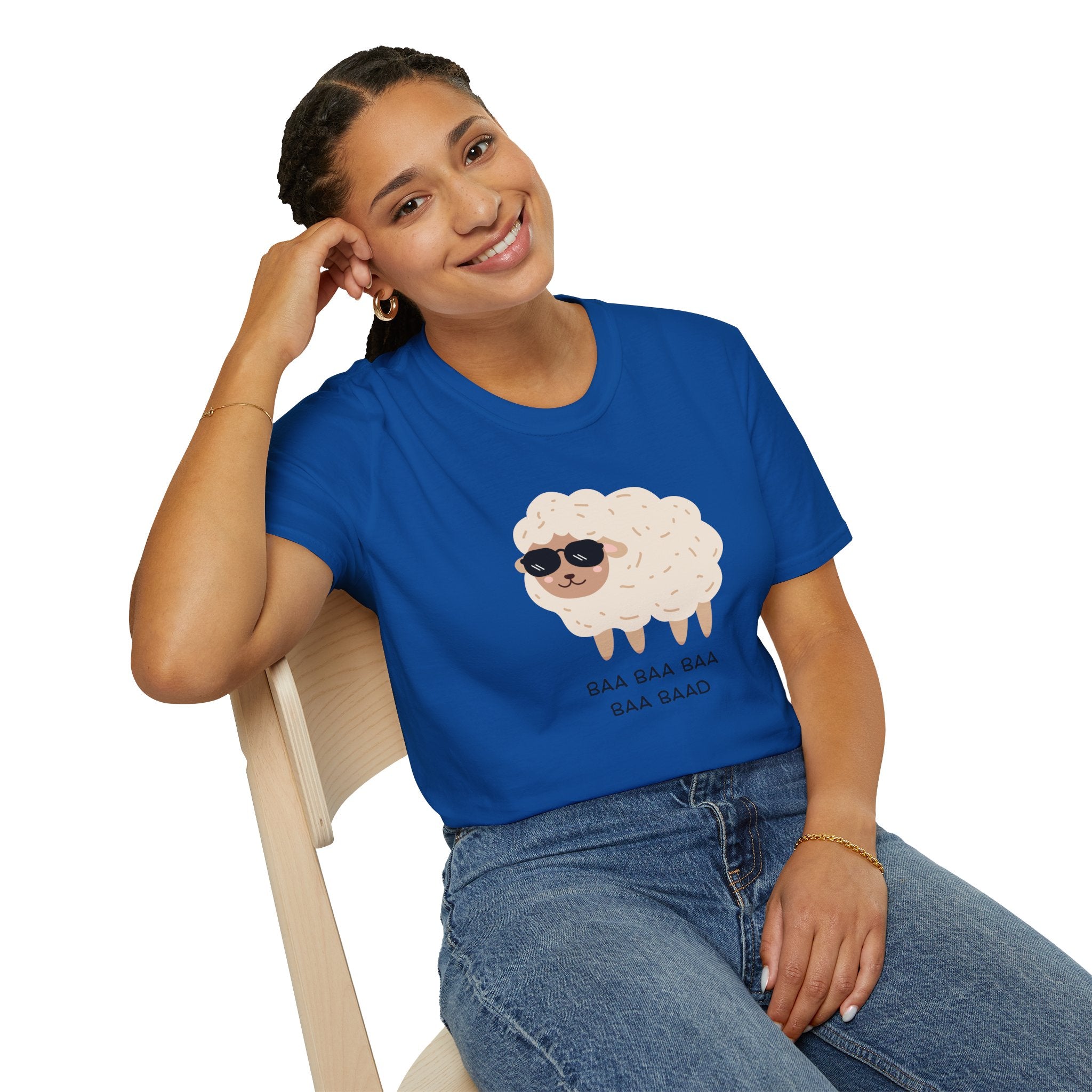 Sheep, Baa Baa Baa Baa Baad - Unisex Softstyle T-Shirt