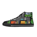 Road Map - Men's High Top Canvas Shoes US14 Men's Classic High Top Canvas Shoes Printed Offshore
