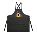 Black Cat Alien UFO Abduction AS Colour Carrie Apron