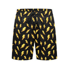 Lightning Bolts Men's Mid-Length Beach Shorts Men's Mid-Length Beach Shorts comic Printed Offshore