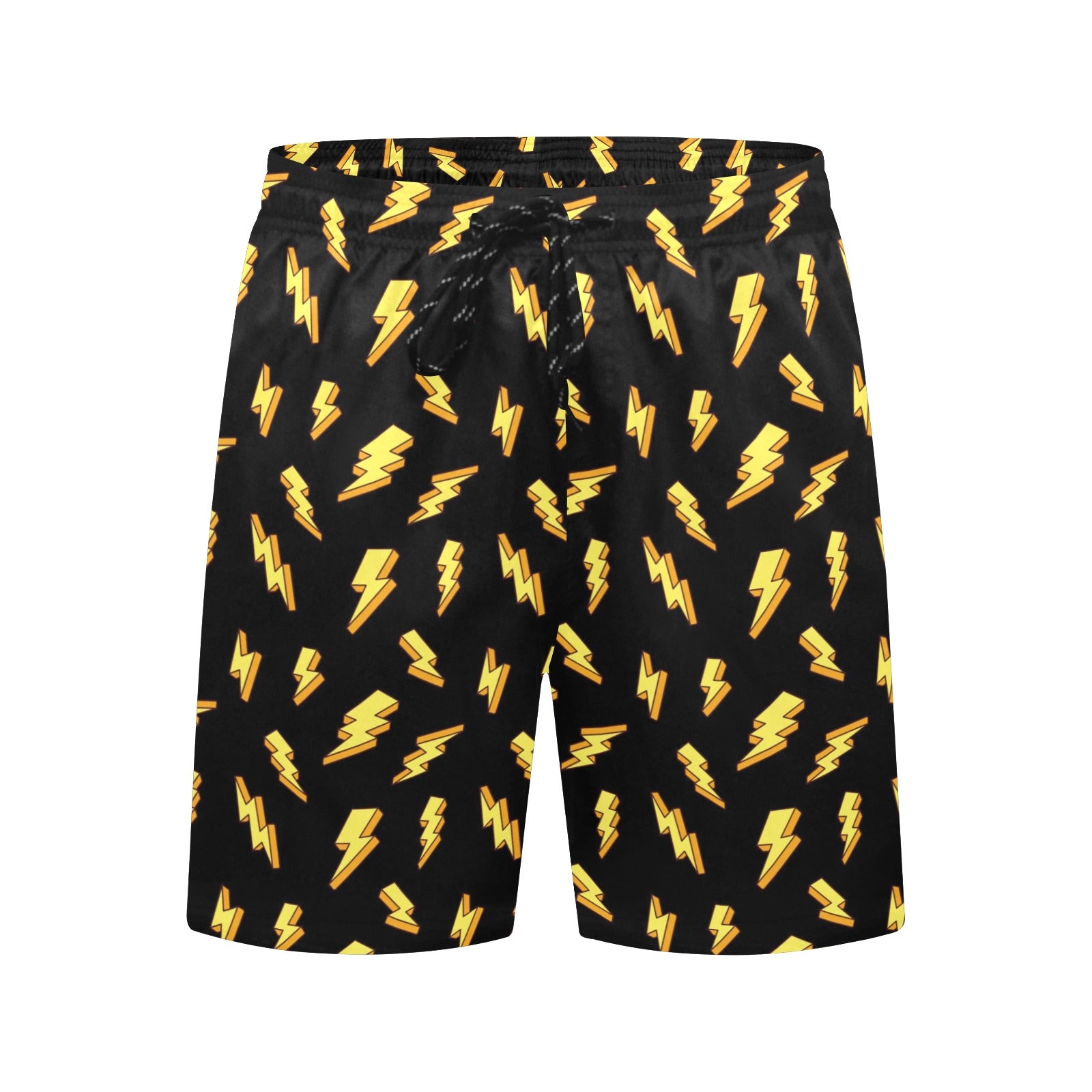 Lightning Bolts - Men's Mid-Length Beach Shorts Men's Mid-Length Beach Shorts comic Printed Offshore