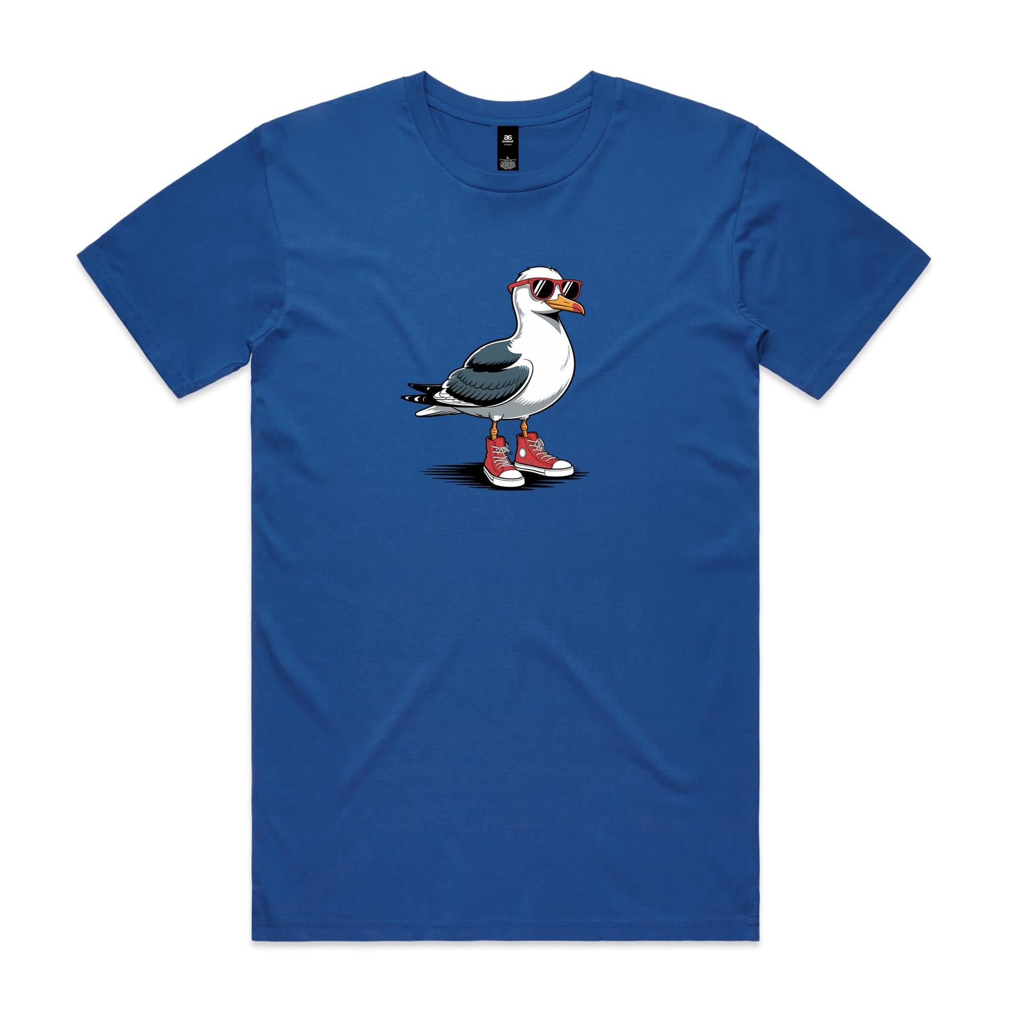 Seagull With Sunglasses And High Tops Men's AS Colour T-shirt