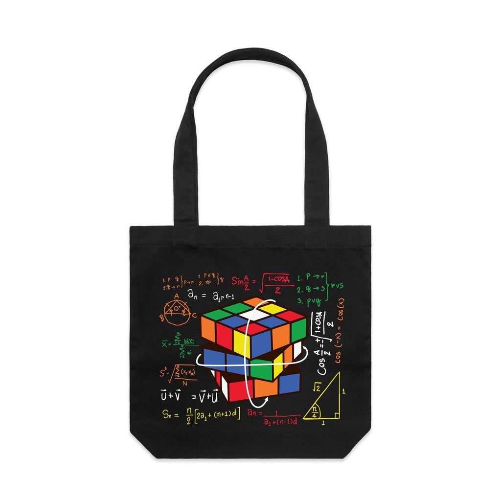 Game Cube Equations Canvas Tote Bag