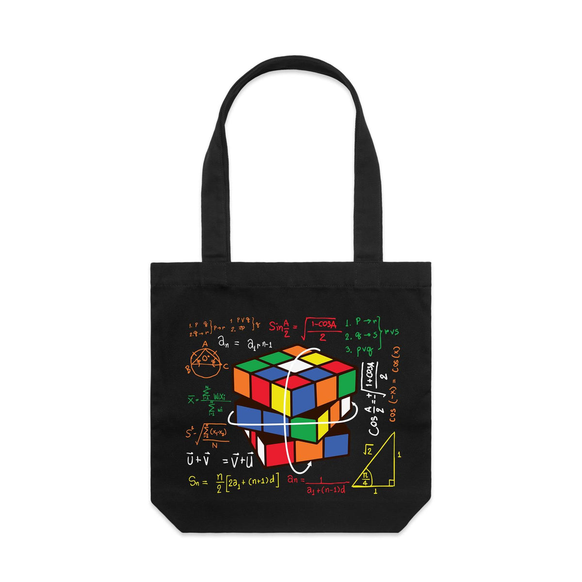 Game Cube Equations Canvas Tote Bag