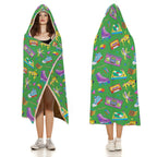 Bright 80's Kids Hooded Blanket 100cm x 130cm