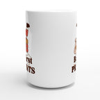 But First Presents, Santa In Chimney - White 15oz Ceramic Mug Christmas 15oz Mug