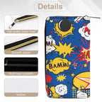 Blue Comic Book -  PU Leather Wallet
