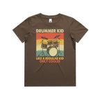 Drummer Kid - Kids Youth Staple Tee