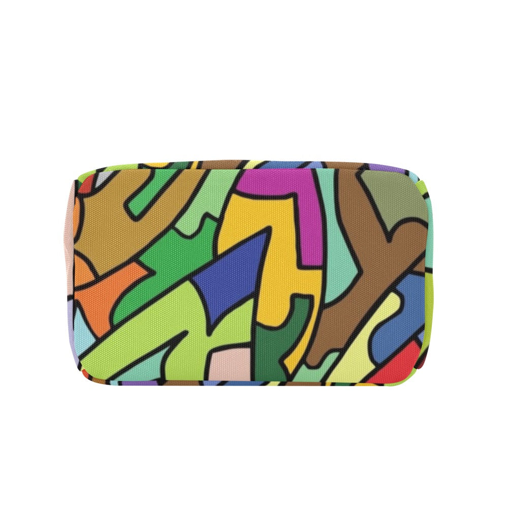 Bright Abstract - Zipper Lunch Bag Zipper Lunch Bag Printed Offshore