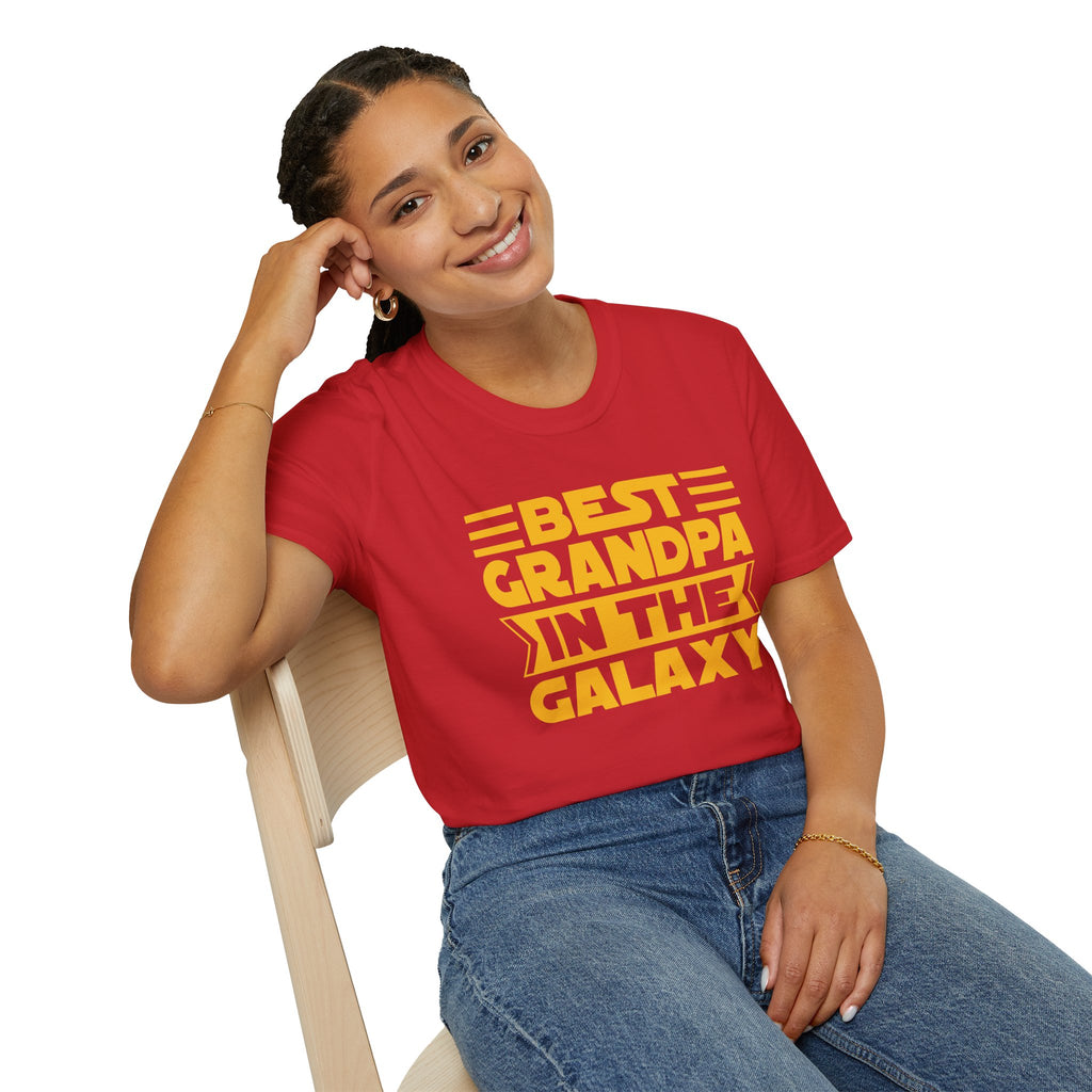 Best Grandpa In The Galaxy - Unisex Softstyle T-Shirt