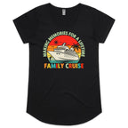 Family Cruise, Making Memories For A Lifetime Womens Cruise Scoop Neck T-Shirt Black Womens Cruise Scoop Neck T-shirt Cruise Printed In Australia