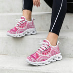 Pink Paisley Women's Twisted Sole Sneakers