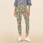 Mushroom Garden - Women's High Waist Pockets Yoga Leggings