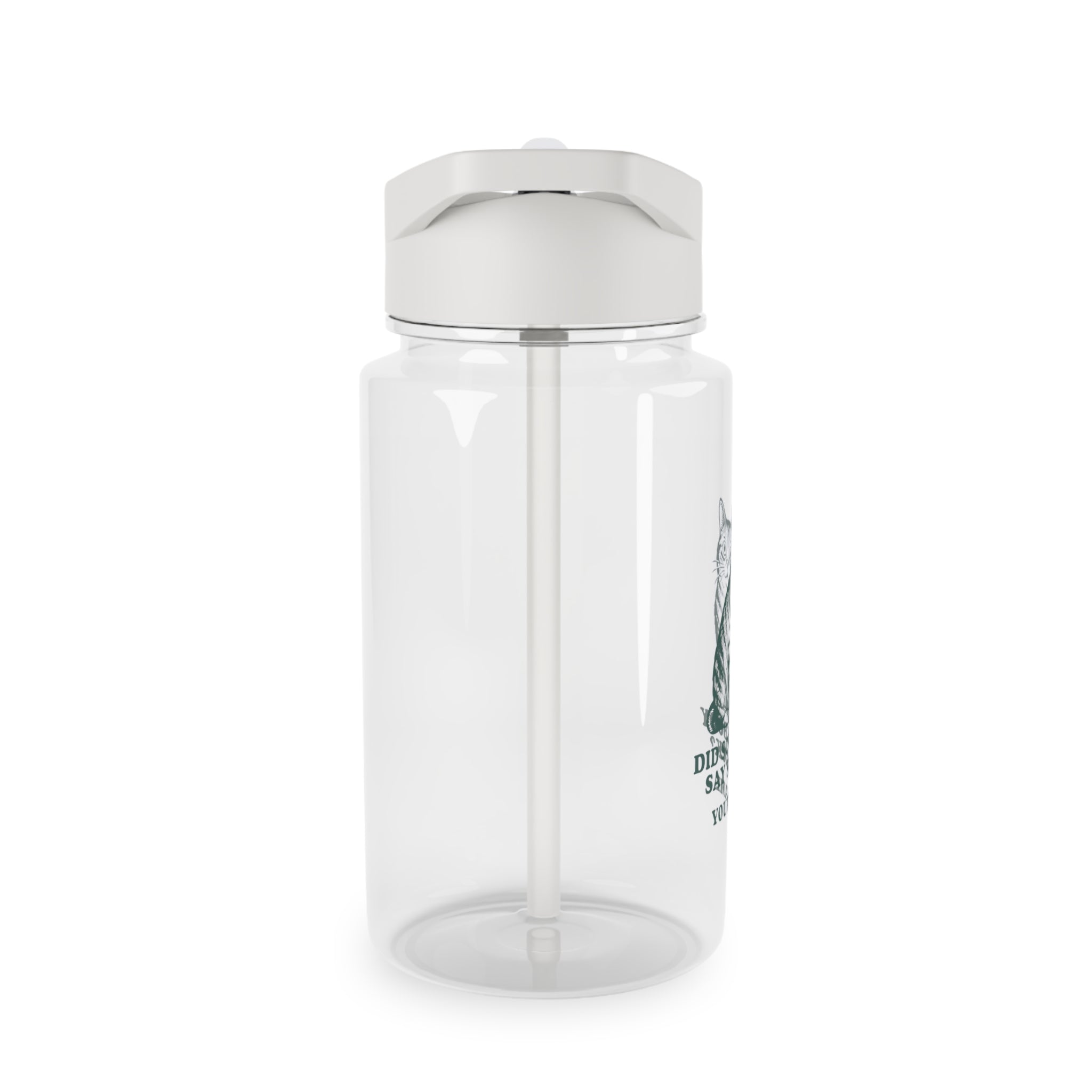 Personalised - Cat, Did Somebody Say Snack - Tritan Water Bottle