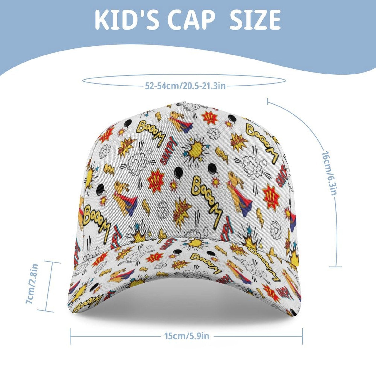 Super Dog Kids Baseball Cap