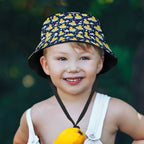 Rubber Ducks On Dark Kids' Bucket Hat