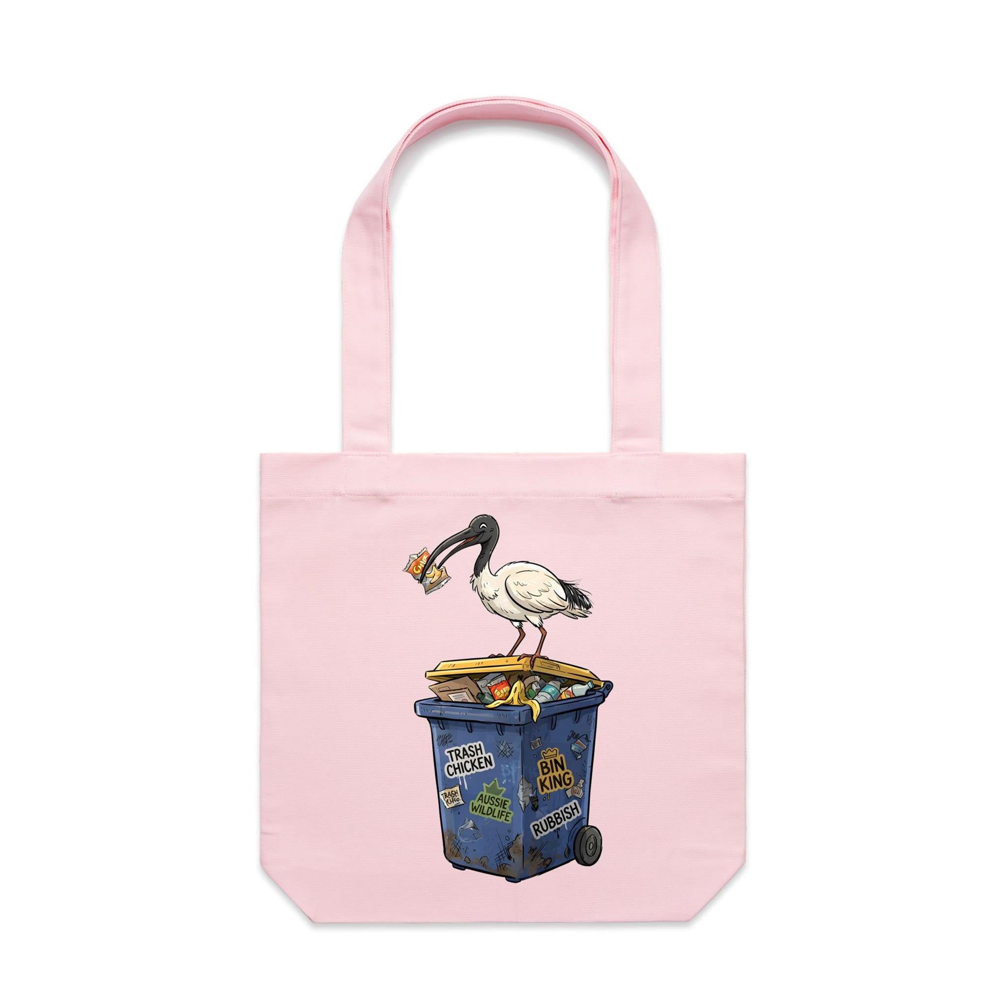 Bin Chicken Australian Ibis Canvas Tote Bag