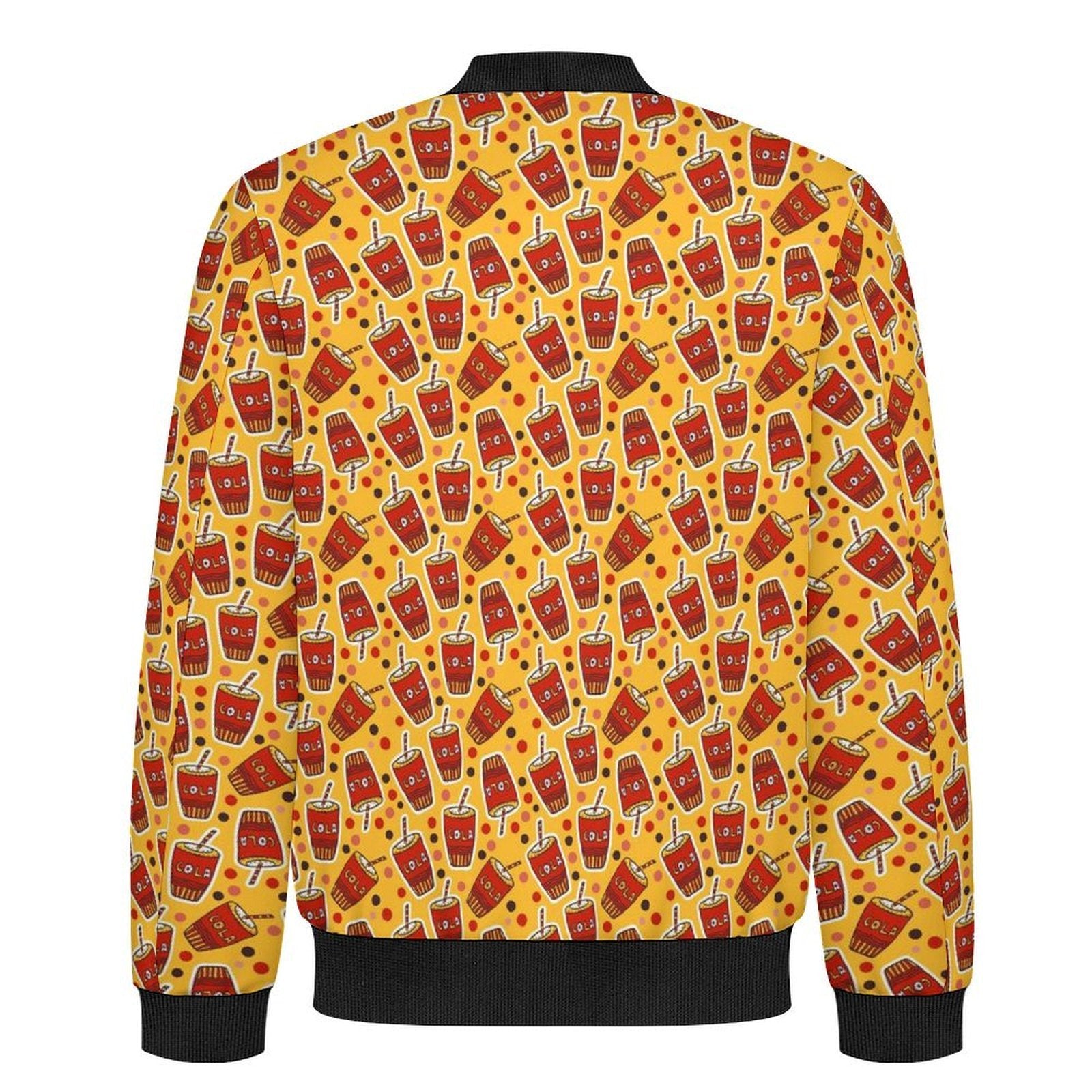 Cola Men's Casual Zip‑Up Bomber Jacket