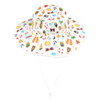 Beach Time Wide Brim Bucket Hat Wide Brim Bucket Hat Printed Offshore Summer Surf