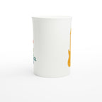 I May Be old But I Got To See All The Cool Bands - White 10oz Porcelain Slim Mug Porcelain Mug Globally Fulfilled Music