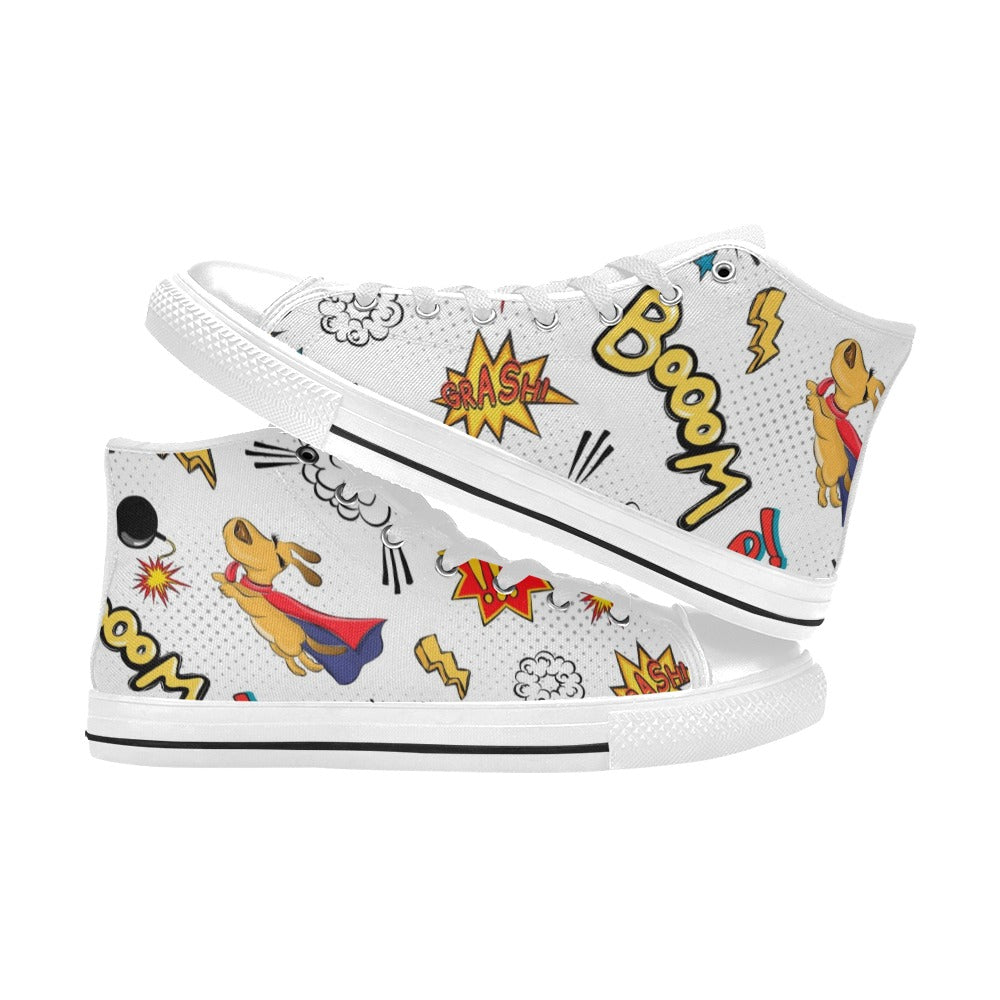 Superdog - Men's High Top Canvas Shoes
